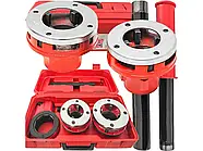 Трубний станок для різьби Deget V07510 ручний трубний різьбонарізний станок, фото 4