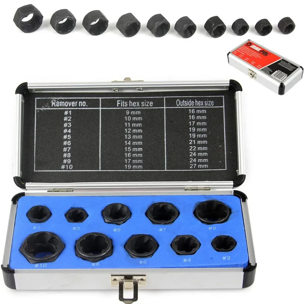 Набір головок для витягування гвинтів, M58650, спеціалізований набір торцевих головок, фото 1