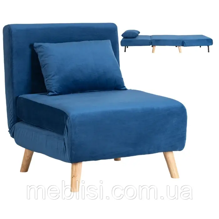 Крісло розкладне MARRY синій (MEBEL ELIT) ME.MARRY/GR/DNAT/T/FW