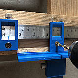 Шаблон для розмітки місць свердління з підвижними маркерами та вимірювальною стрічкою, Розмітка для свердління menst, фото 6