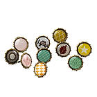 Брадси бронзові для рукоділля 15мм Мікс 10шт. у наборі BRM093, фото 4