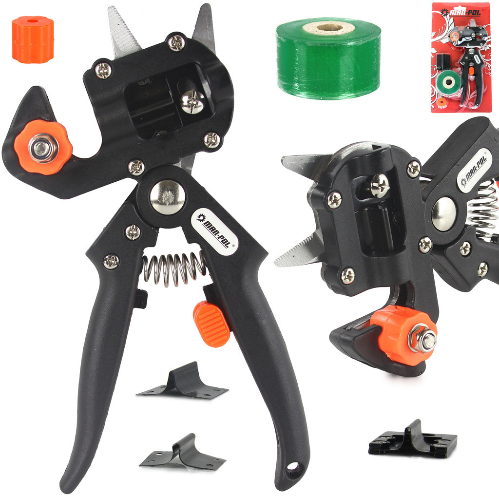 Прищепний секатор Mar-Pol M83004, з ергономічною ручкою для щеплення рослин, фото 1