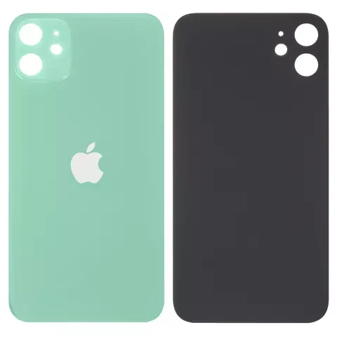 Задня панель корпусу для iPhone 11, зелена, потрібно зняти скло камери, small hole, фото 1
