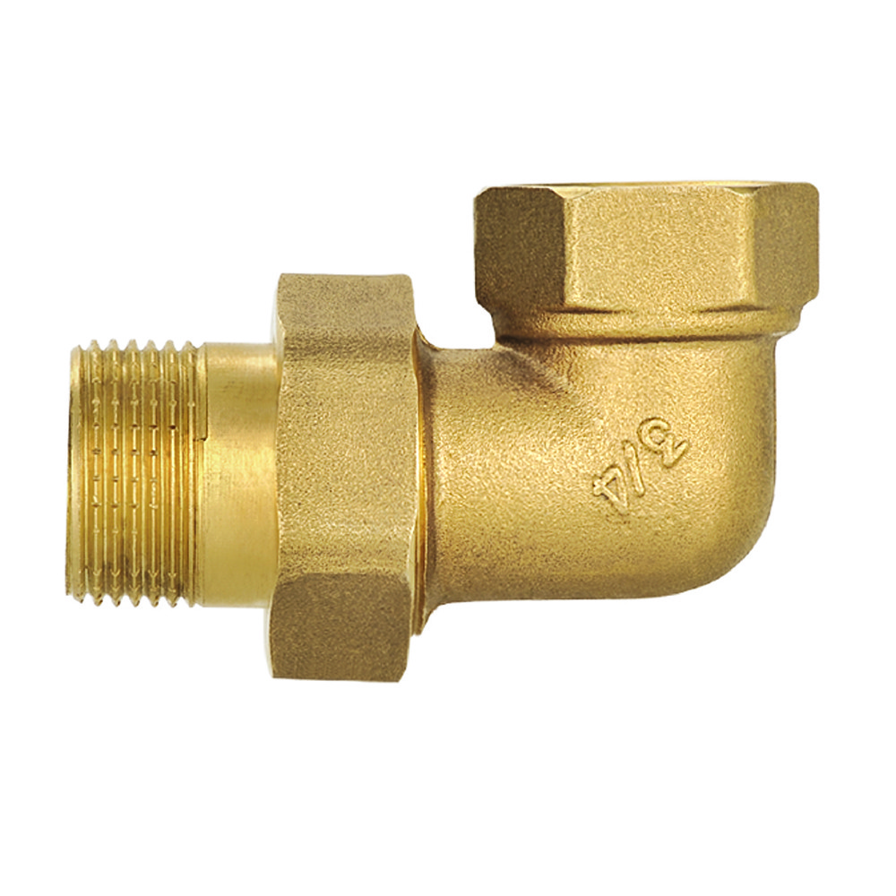 Згін кутовий латунний "американка" 1"В-1"З Double-lin 78-259, фото 1