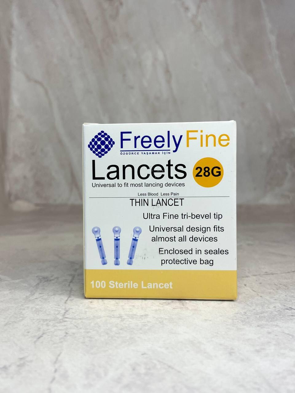 Ланцети Freely Fine (аналог Accu-Chek Softclix) 100 шт.