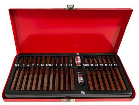 Бітки для торкс Набір біт TORX/IMBUS/SPLINE 40 шт. VERKE PREMIUM LINE Біти V39025