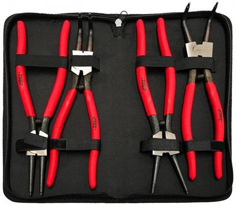 Щипці SEGER 13" (4 шт) VERKE, набір для установки стопорних кілець V87050