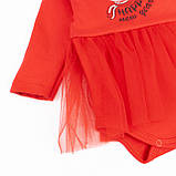 Боді-сукня для дівчинки з фатиновою спідницею, фото 4