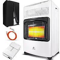 Інфрачервоний газовий обігрівач KESSER 4200W 35 x 42 x 74 см білий Німеччина