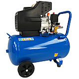 Одноциліндровий поршневий компресор Verke V81101, 50 л, 140 л/хв, компресор для майстерні, фото 2