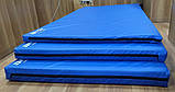 Мат гімнастичний Patriot 100 х 100 х 10 см, синій, фото 3