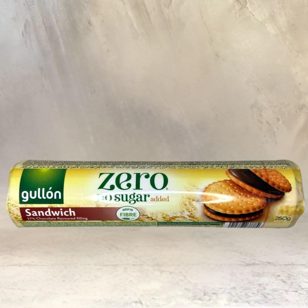 Печиво сендвіч GULLON Diet Nature без цукру з шоколадом, 250 г, фото 1