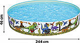 Басейн дитячий Музичні динозаври Bestway 55001 244x46 см, фото 4