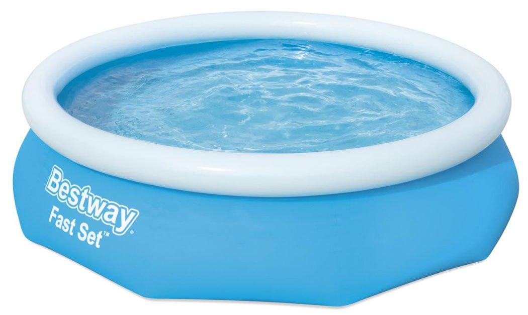 Басейн надувний Bestway 305 х 76 см з фільтруючим насосом, фото 1