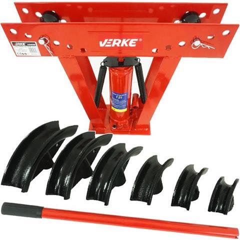Гідравлічний трубогиб VERKE, 12 тонн, комплект профілів 1/2"–2", V84850