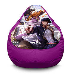 Крісло мішок «Jojo in city. JoJo’s Bizarre Adventure» Оксфорд