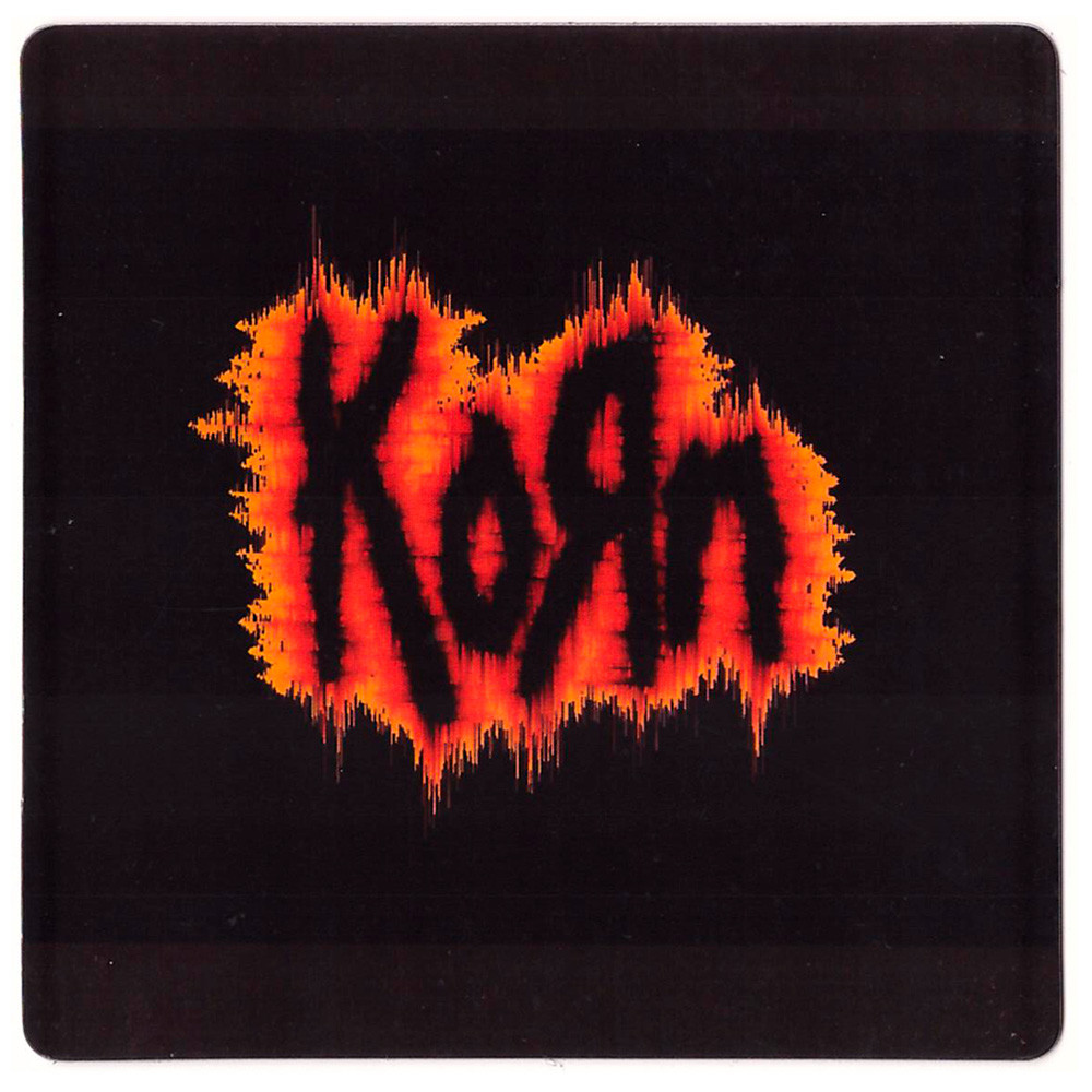Магніт Korn logo red