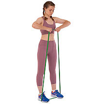 Латексна гума для підтягування на турніку, опір 100 - 120 кг, петлі-еспандери для фітнесу, FI-9584, фото 4