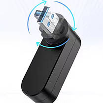 Поворотний USB-хаб 4-в-1 usb typeC, фото 6