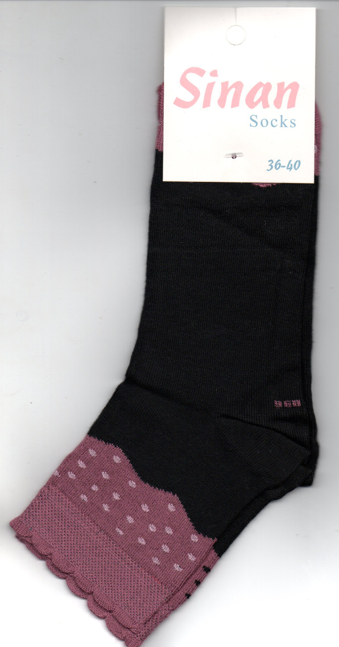 Носки женские ароматизированные premium quality sock "Sinan" Турция 36-40р ассорти НМП-2364 - фото 4 - id-p451251057