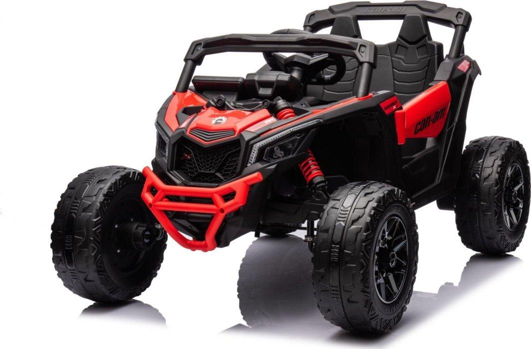 Дитячий акумуляторний квадроцикл CAN-AM Maverick Червоний, фото 1