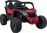 Дитячий акумуляторний квадроцикл CAN-AM Maverick Червоний, фото 2