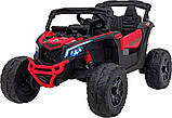 Дитячий акумуляторний квадроцикл CAN-AM Maverick Червоний, фото 3