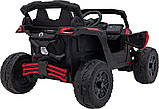 Дитячий акумуляторний квадроцикл CAN-AM Maverick Червоний, фото 7