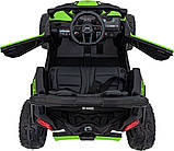 Дитячий акумуляторний квадроцикл CAN-AM Maverick Зелений, фото 7