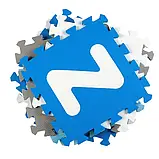 Килимок-пазл inSPORTline Abecino 30x30x1 см, 36 деталей, фото 2