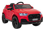 Дитяча акумуляторна машинка Audi Q7 NEW LIFT Червона, фото 2