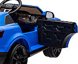 Дитяча акумуляторна машинка Audi Q7 NEW LIFT Синя, фото 9