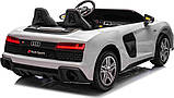 Дитяча акумуляторна машинка Audi Spyder R8 LIFT Біла, фото 8
