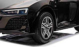 Дитяча акумуляторна машинка Audi Spyder R8 LIFT Чорна, фото 6