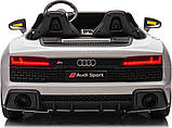Дитяча акумуляторна машинка Audi Spyder R8 LIFT STRONG Біла, фото 7