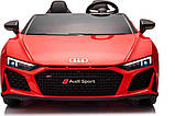 Дитяча акумуляторна машинка Audi Spyder R8 LIFT Червона, фото 3