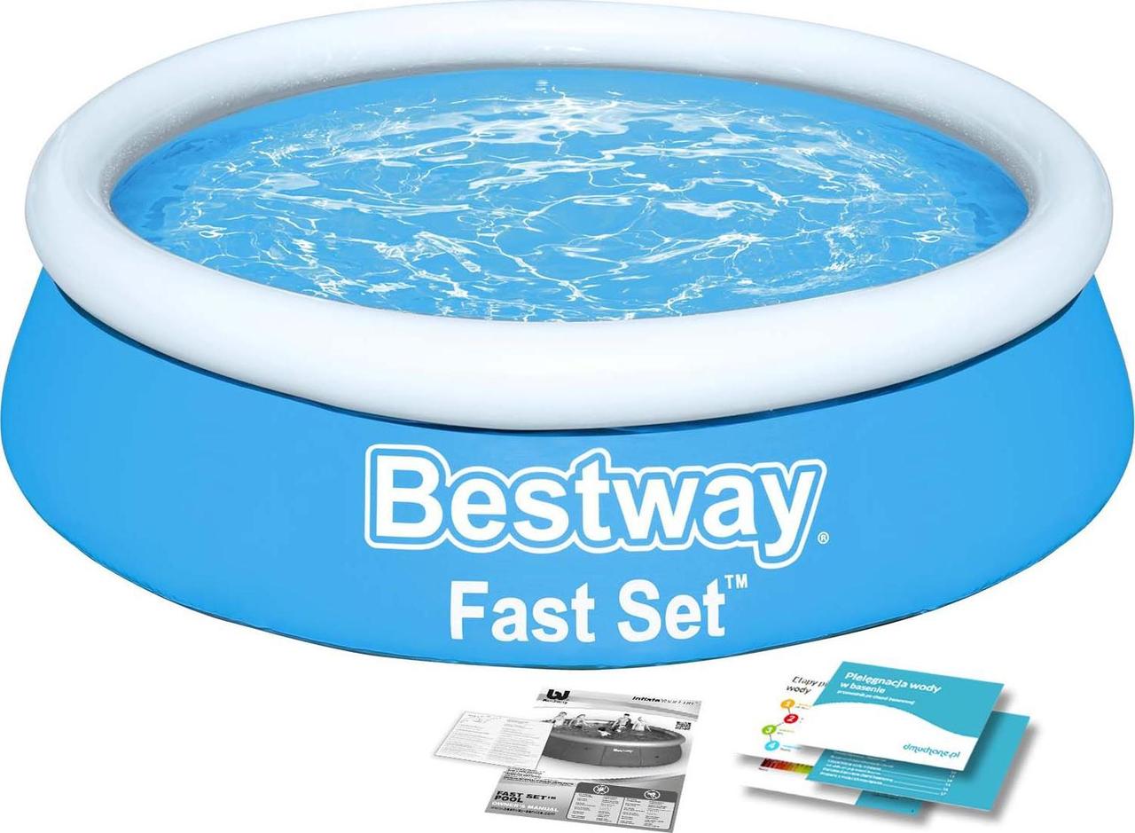 Басейн надувний Bestway 57392, 183 см, фото 1