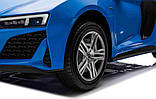 Дитяча акумуляторна машинка Audi Spyder R8 LIFT STRONG Синя, фото 6