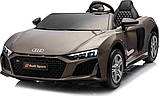 Дитяча акумуляторна машинка Audi Spyder R8 LIFT Сіра, фото 8