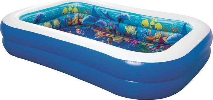 Басейн надувний дитячий 3D Undersea Play Adventure Pool Bestway 54177 262x175х51 см, фото 1