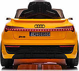 Дитяча акумуляторна машинка Audi SQ8 Жовта, фото 8