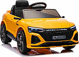 Дитяча акумуляторна машинка Audi SQ8 Жовта, фото 9