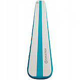 Мат гімнастичний надувний MASTER AirBeam, 300 x 40 x 10 см, сіро-блакитний, фото 2