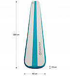 Мат гімнастичний надувний MASTER AirBeam, 300 x 40 x 10 см, сіро-блакитний, фото 3