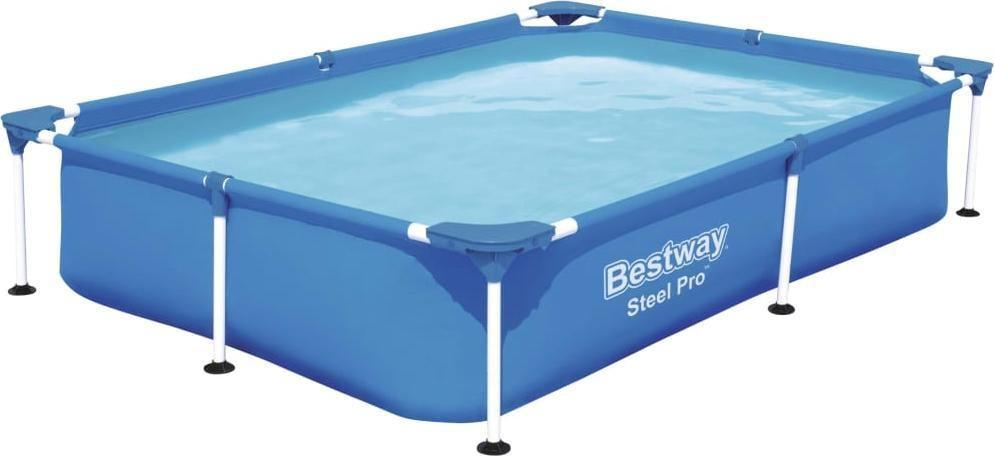 Басейн каркасний прямокутний Bestway 56401 Steel Pro 221 x 150 см, фото 1