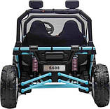Дитяча акумуляторна машинка Баггі FASTER Блакитна, фото 5