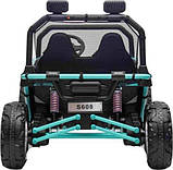 Дитяча акумуляторна машинка Баггі FASTER Бірюзовий, фото 2