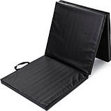 Мат гімнастичний Bestif BMG01, 180 x 60 х 4 см, чорний, фото 3