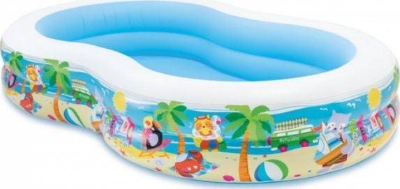 Басейн надувний дитячий Paradise Lagoon Intex 56490 262x160х46 см, фото 1