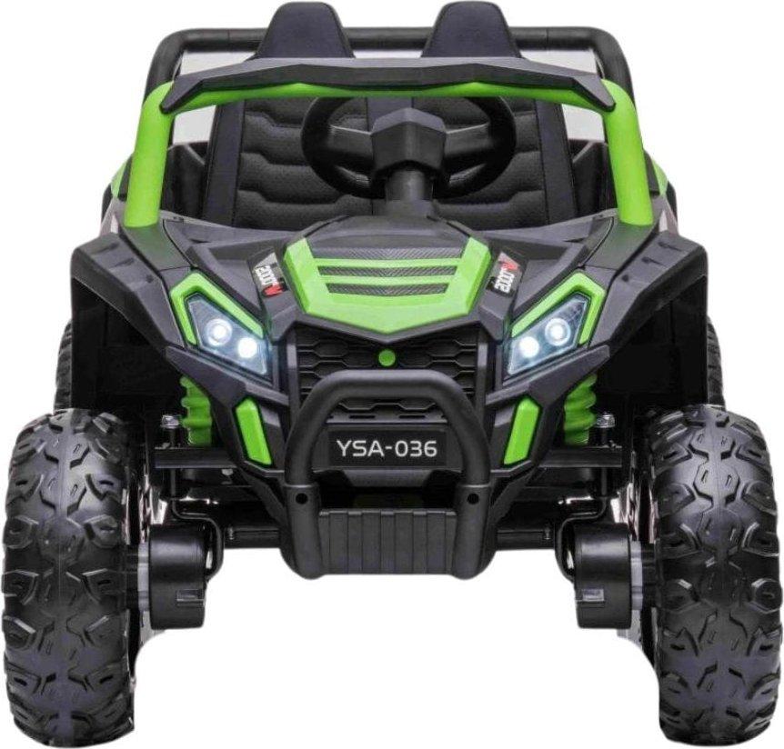 Дитяча акумуляторна машинка Баггі UTV 2000M Racing, зелена, фото 1